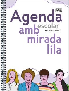 Agenda escolar Amb mirada lila